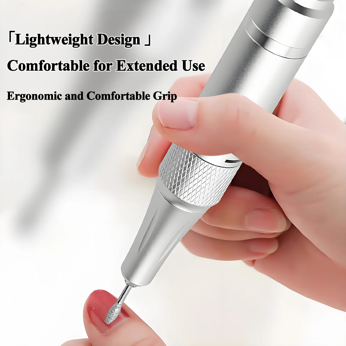 45000 دورة في الدقيقة آلة حفر الأظافر الكهربائية المحمولة ملف الأظافر قابلة للشحن مسمار ساندر ل هلام تلميع الأظافر لصالون مانيكير #4