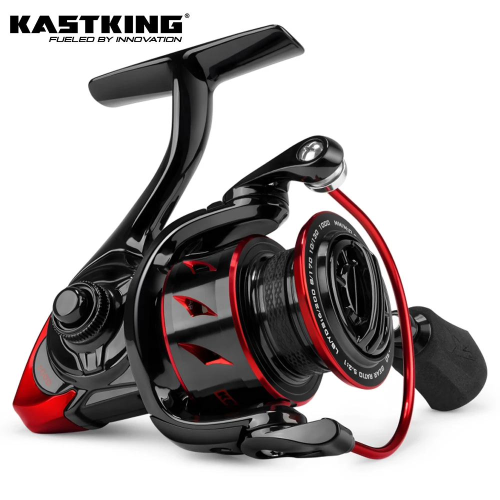 KastKing Sharky III Inovador Moulinet de pesca com resistência à água 18KG Max Drag Power para pesca de pique baixo