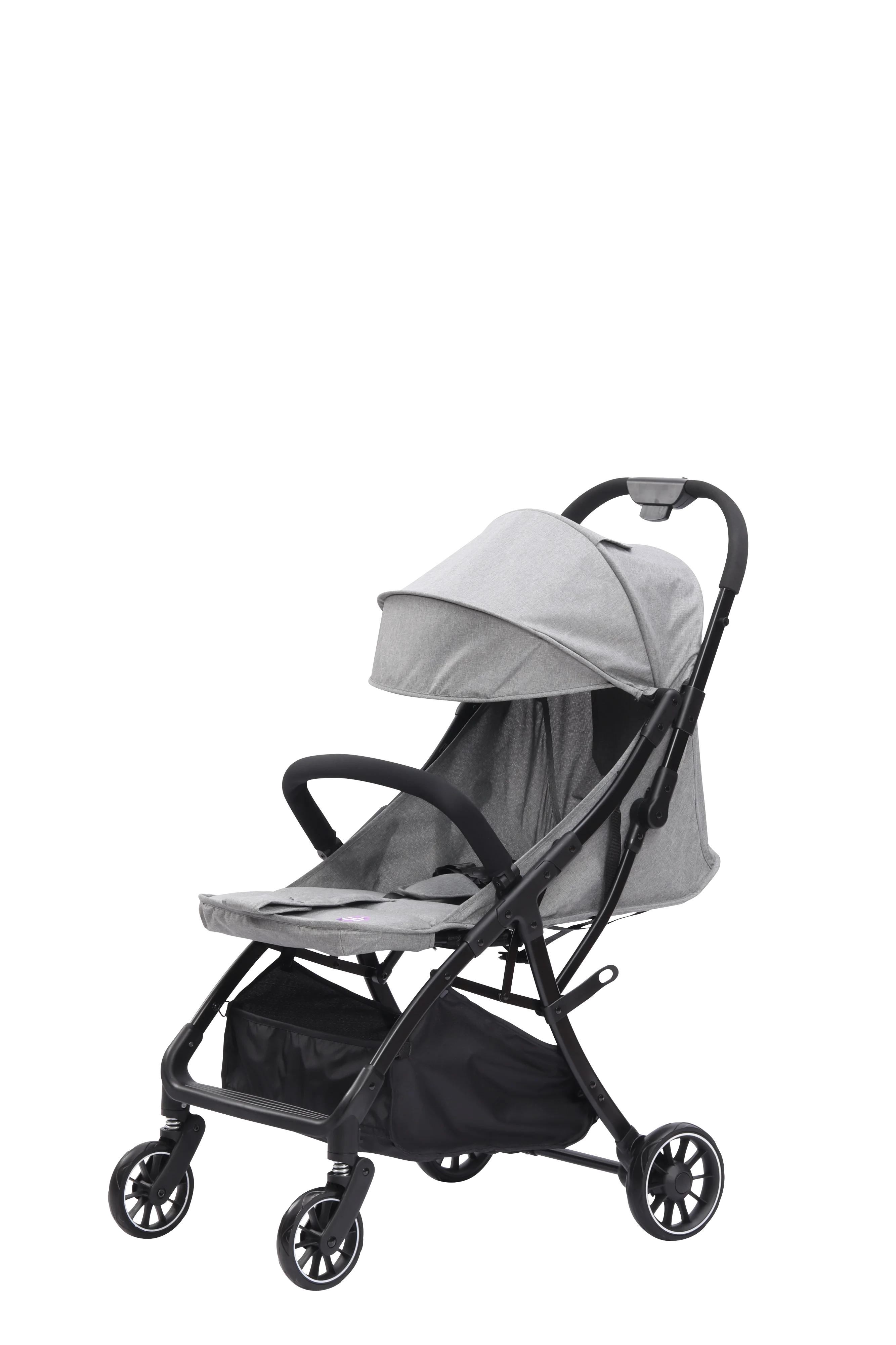 Hababy Premiun Cabin Stroller - Light Gray - Y1G