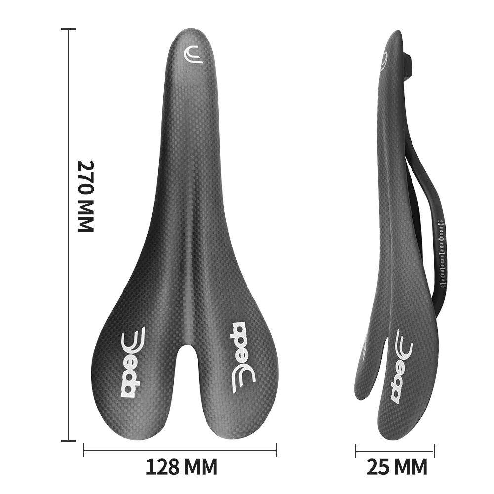 سرج من ألياف الكربون موديل 2025 للدراجات، مصنوع من ألياف الكربون خفيفة الوزن، مقعد دراجة على الطرق/الجبل، وزن 106.9 جرام #2