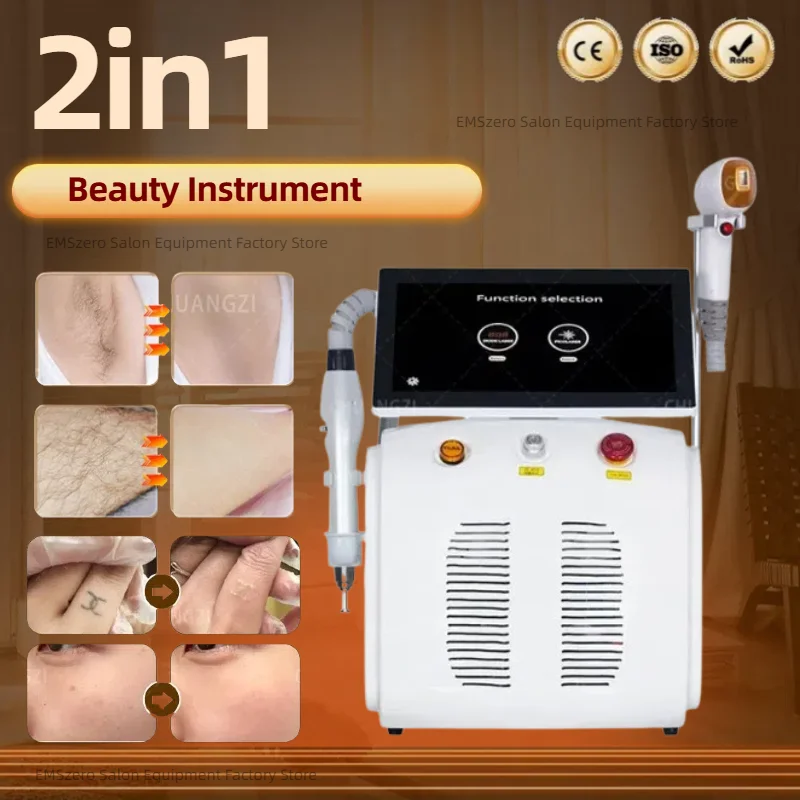 Portable diode hair removal 3500W freezing point diode hair removal beauty instrument photon rejuvenation painless hair removal