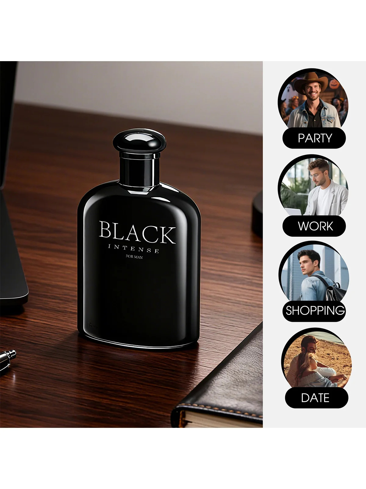 2 عبوة/200 مل كولونيا للرجال |   رائحة خشبية عطرية |   ملاحظات الحمضيات من خشب الصندل المانجو |   عطر يومي للرجال  #4