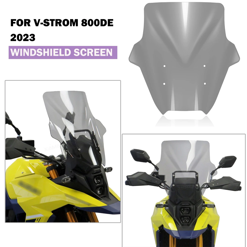 

For Accessories V-STROM 800DE 2023 Windshield Motorcycle Windscreen Wind Shield Screen Deflector Spoiler Protector v strom 800de