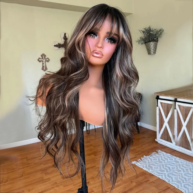 تسليط الضوء على أسود شقراء تسليط الضوء على الشعر البشري غلويليس 5x5 الحرير قاعدة إغلاق الباروكات مع الانفجارات قبل قطعها 360/13x6 الدانتيل الباروكات