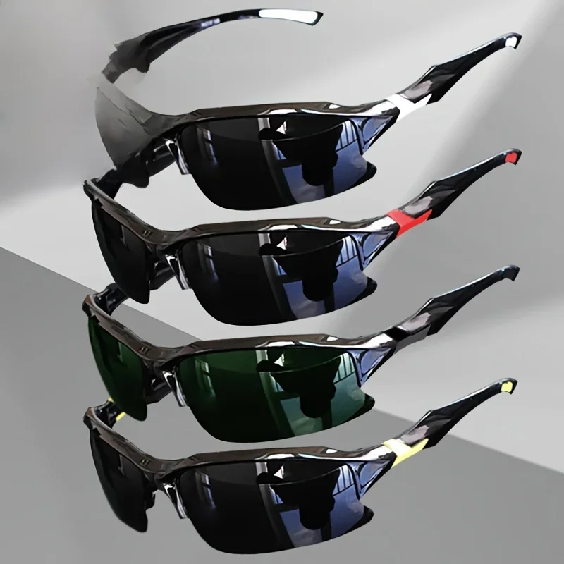 Lunettes de sport polarisées d'extérieur à la mode pour hommes et femmes, coupe-vent adaptées au baseball, la course à pied, la pêche, le golf et la conduite