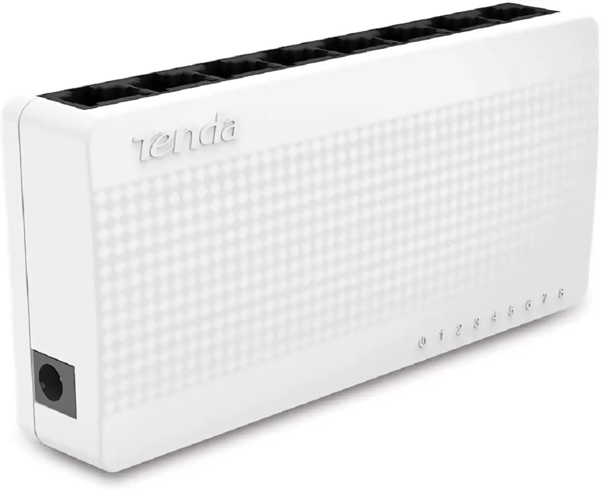 Tenda Switch Ethernet 8 Ports megabit 10/100 mbps S108