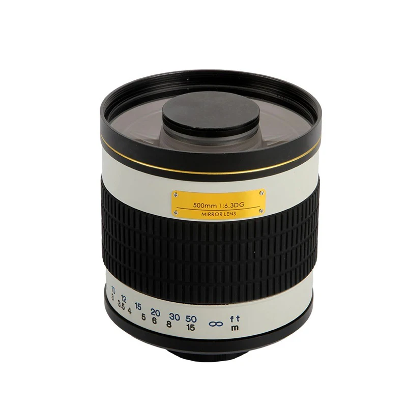 Lightdow Fixed Focus 500 mm F6.3 Tele-Handspiegelobjektiv mit T2-Mount-Adapterring für Nikon Canon Pentax Sony DSLR-Kameras – Detail 13