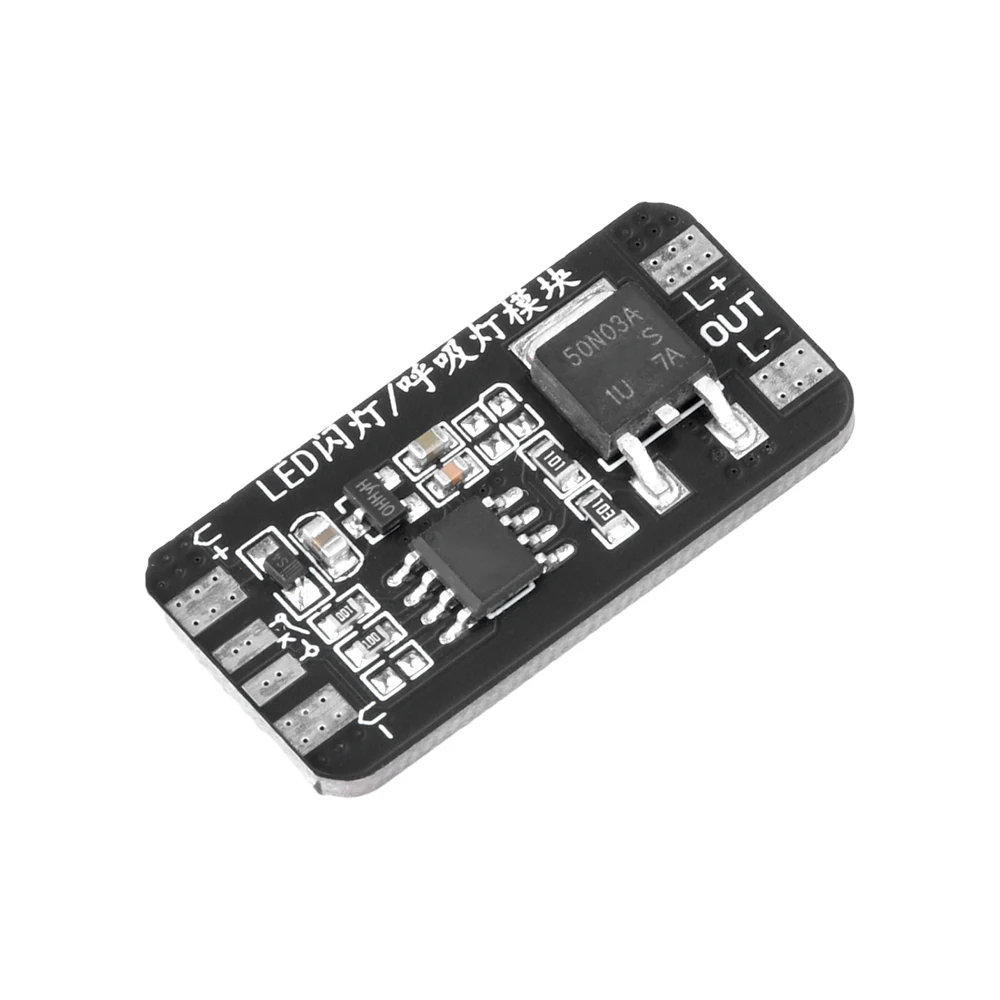 Slow Flashing Gradient Light Controller Module Gradually Fades Out Auto Dimmer Breathing Light Driver Chip 3-24V