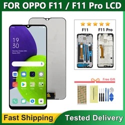 6.53'' For OPPO F11 F 11 LCD CPH1913 Display Screen Touch +Frame Digitizer Assembly For OPPO F11 pro CPH1969 Display