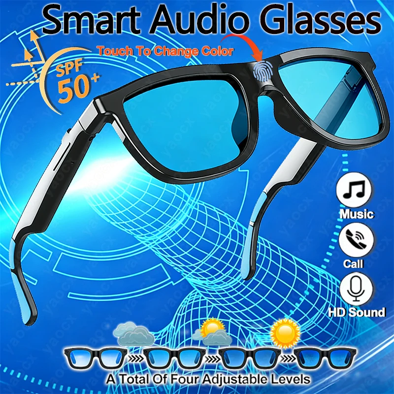 

Умные очки 2026 года: беспроводные, с Bluetooth-звонками, водонепроницаемые (IP65), для спорта на открытом воздухе, с управлением музыкой и высоким качеством звука