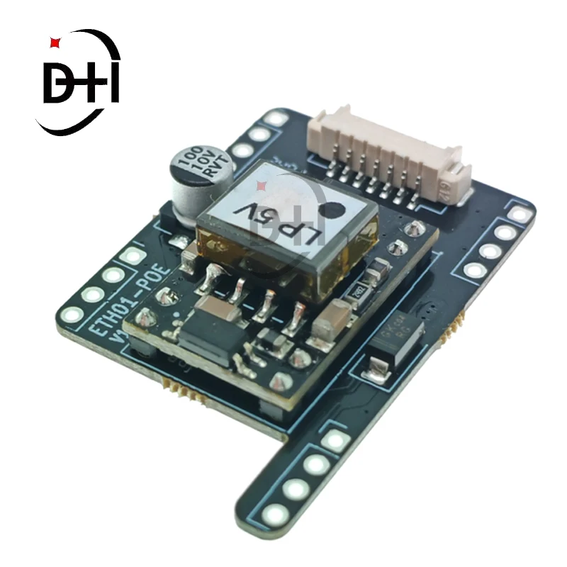 POE Module ESP32-C3 Expands DM9501 Ethernet WIFI Bluetooth Small Gateway and Supports POE Power Supply equipped with ETH01-EVO