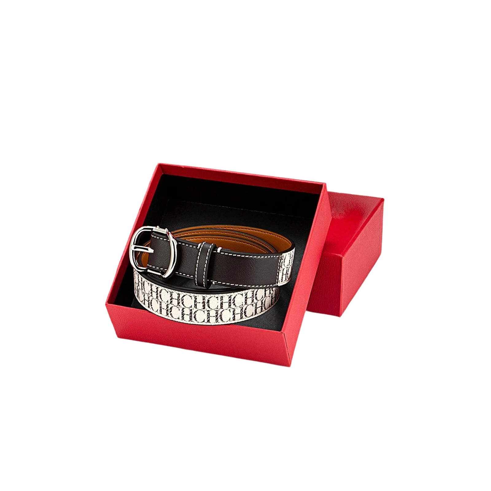 CHARMING Fashionable Women's Belt Designer New PVC Material Length Adjustable Send Perforated Gift Box Package Women's Belt