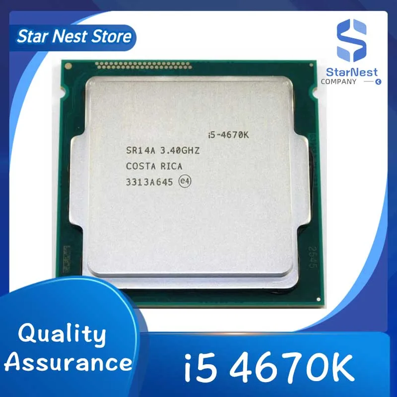 Core i5 4670K 3.4GHz Quad-Core LGA 1150 cpu processor