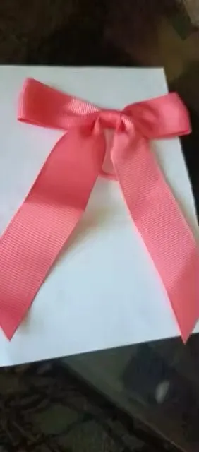 1PC Solid Color Ribbon Pigtail Hair Bows Elastic Hair Bands Holders Ties Hair Accessories for Baby Girls Infants Toddler photo review