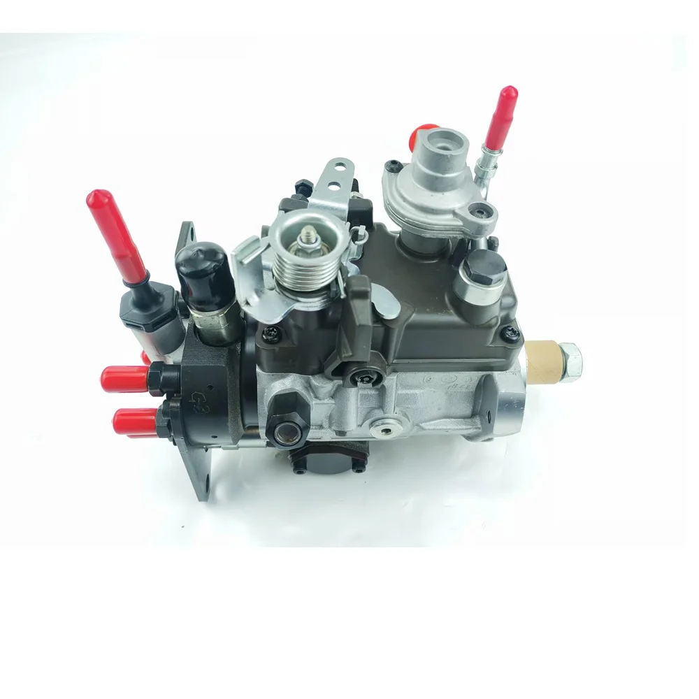 9521A070G DP310 Rotor Fuel Injection Pump, 3981509 24V Solenoid With Return Pipe for CAT 320D 6‑Cylinder Diesel Engine