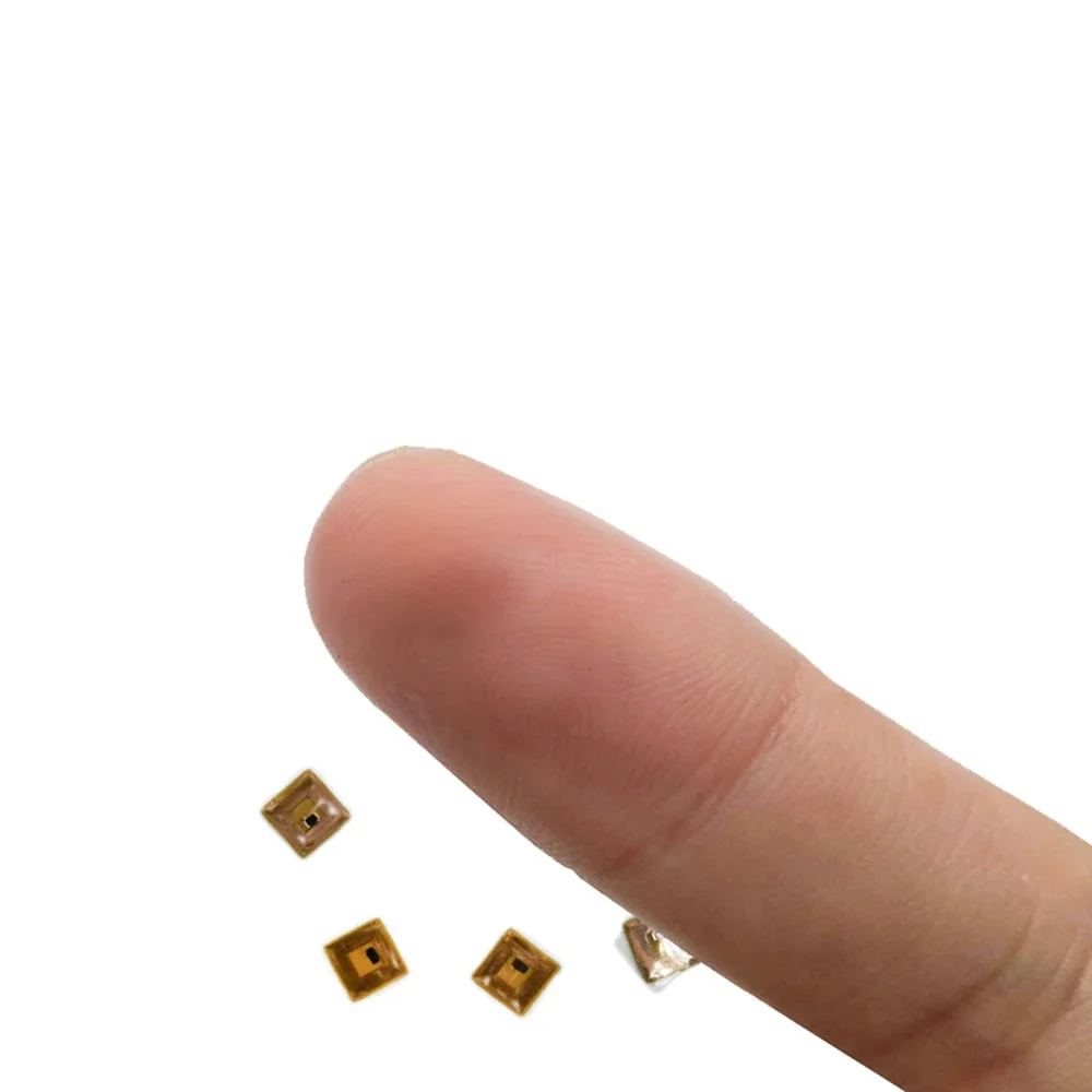 Mini Tag NFC Etiqueta, RFID Micro Chip, 144 Bytes, 13,56 MHz, 1mm Reading Range, 5mm * 5mm, NFC213,