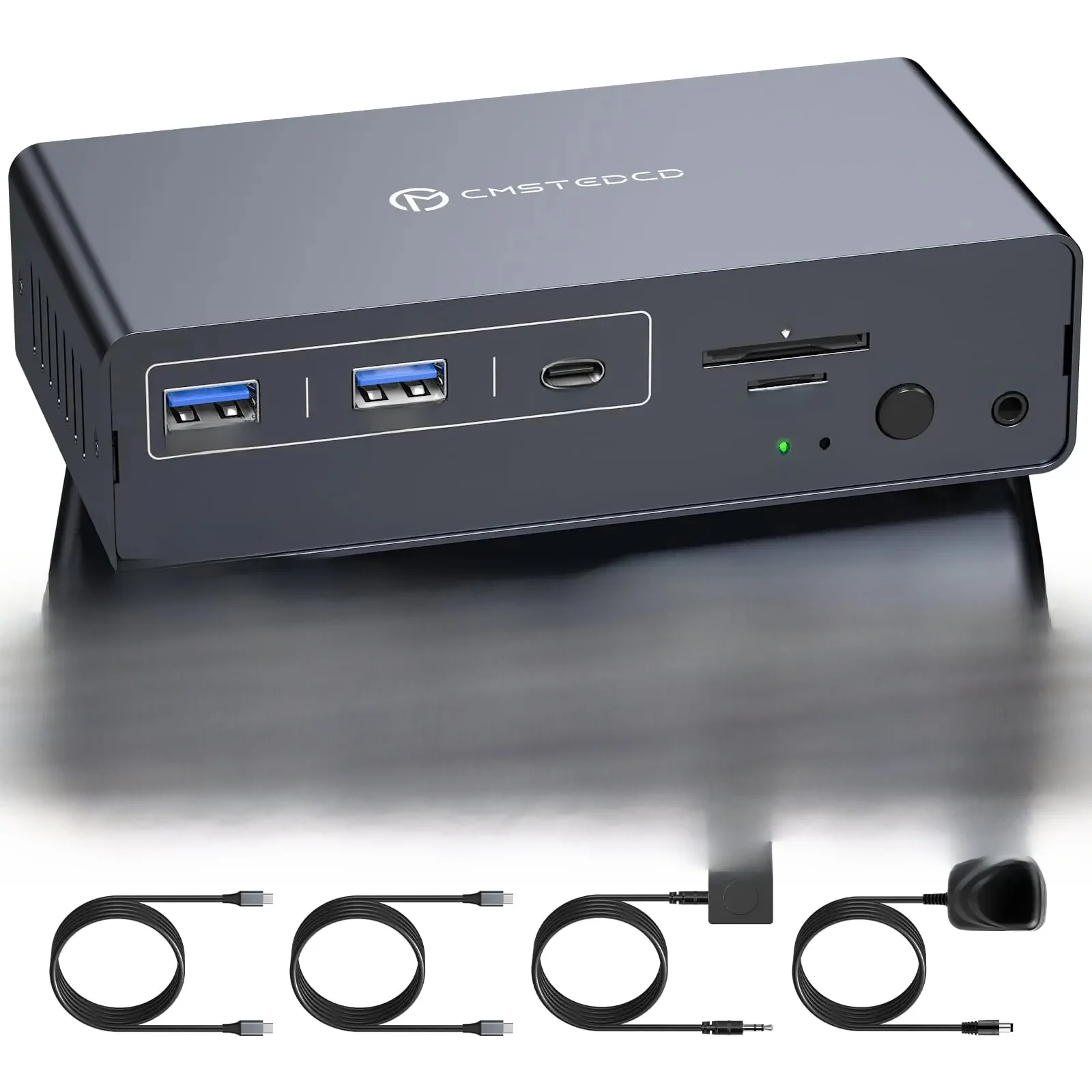 8K USB-C ThunderBolt KVM-schakelaar 4K120Hz 2 laptops 2 monitor Type C 12 IN 1 dockingstation 10 Gbps USB voor Macbook 2PC SD/microSD - afbeelding 2