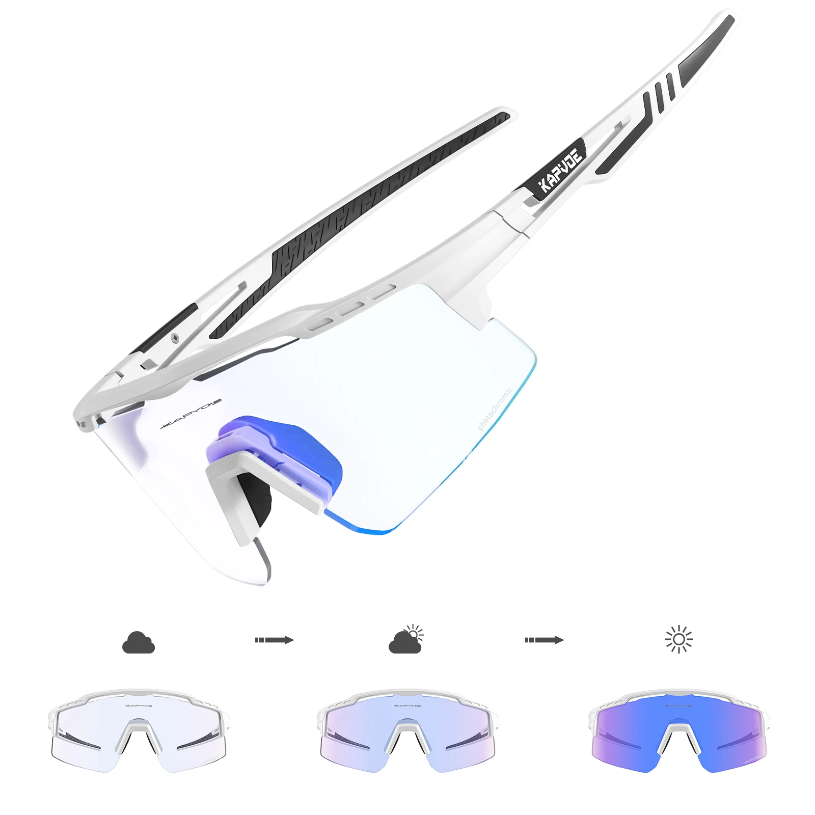 Photochrome Sonnenbrille UV400 Fahrrad Brille männer Blau Sport Frau Radfahren Brillen Outdoor MTB Brille Fahrrad Brille