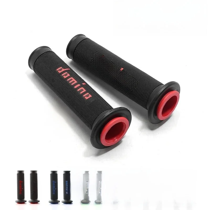 AliExpress NONE New 22 24mm Motorcycle Grips Handle Bar for Universal Pit Bike Motocross Motorbike Rubber GEL Domino Grip 4 Colors