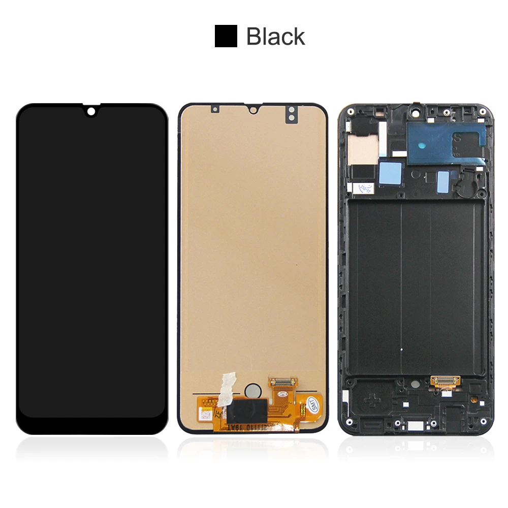 6.4 ''wyświetlacz LCD do Samsung Galaxy A30 ekran dotykowy wymiana Digitizer zgromadzenie dla Samaung A30 LCD FA305/DS A305FN A305G