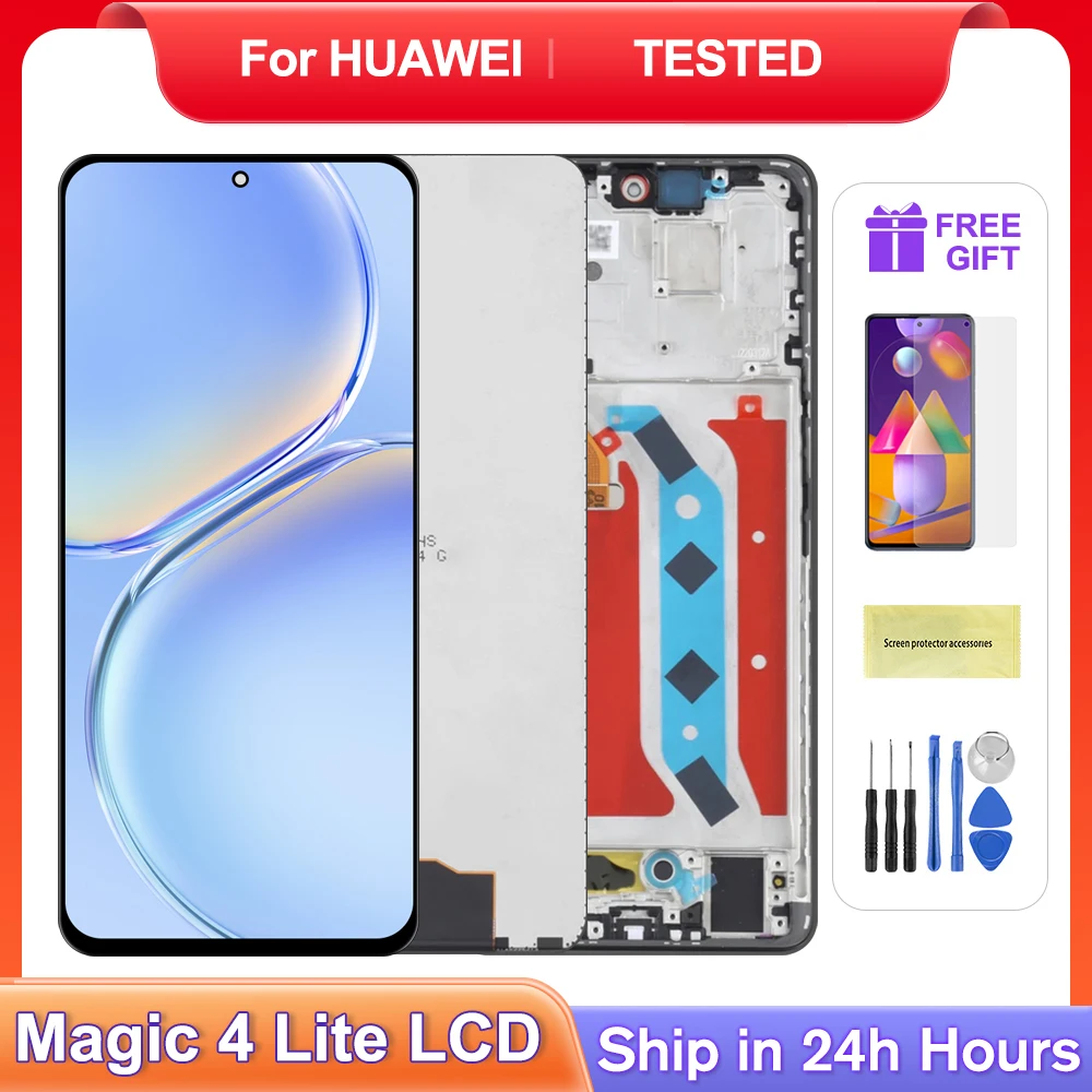 

Для HUAWEI 6,81 ''Honor Magic4 Lite для Honor Magic 4 Lite ANY-LX1 ЖК-дисплей с цифровым преобразователем сенсорного экрана в сборе