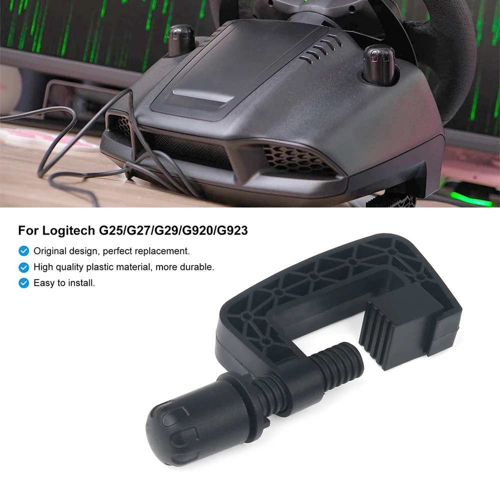 Black Steering Wheel Fixing Clamp for Logitech G25 G27 G29 G920 G923 GT