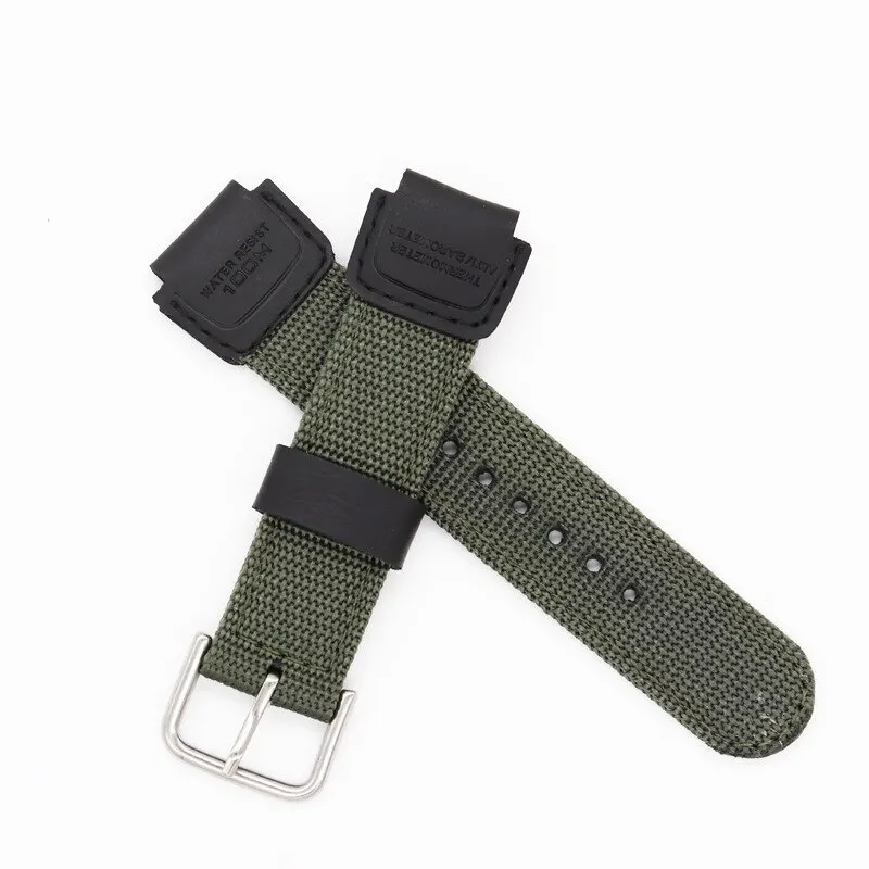 watch strap for casio W-800H W-S200H W-735H AEQ-110W Nylon watchband Bracelet for Casio W735H W800H WS200H AEQ110W Wrist Belt