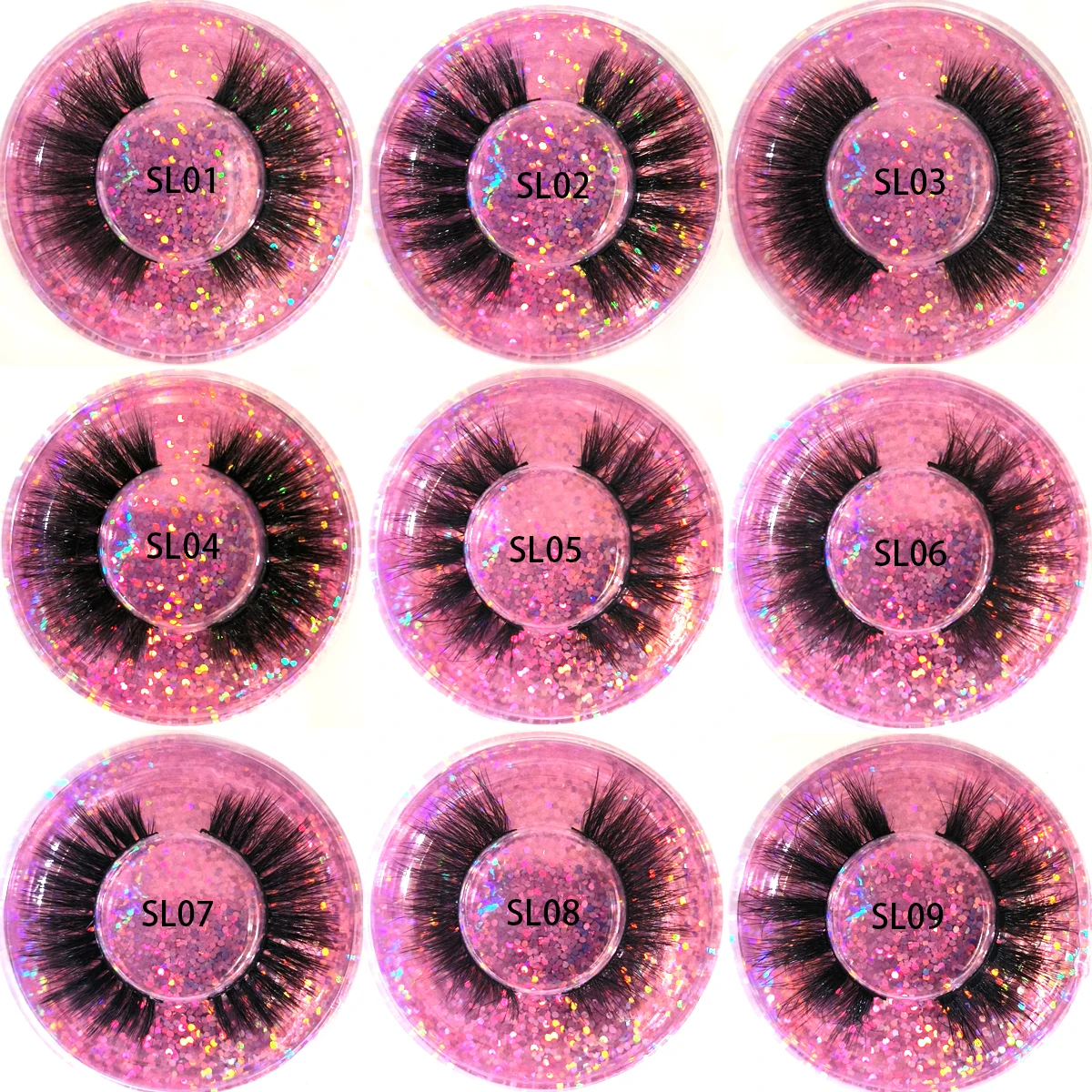 SassyLash 10/20/30/50Pairs 3D Fluffy Mink Eyelashes Wholesale Natural False Mink Lashes Handmade Fake Eyelashes Makeup