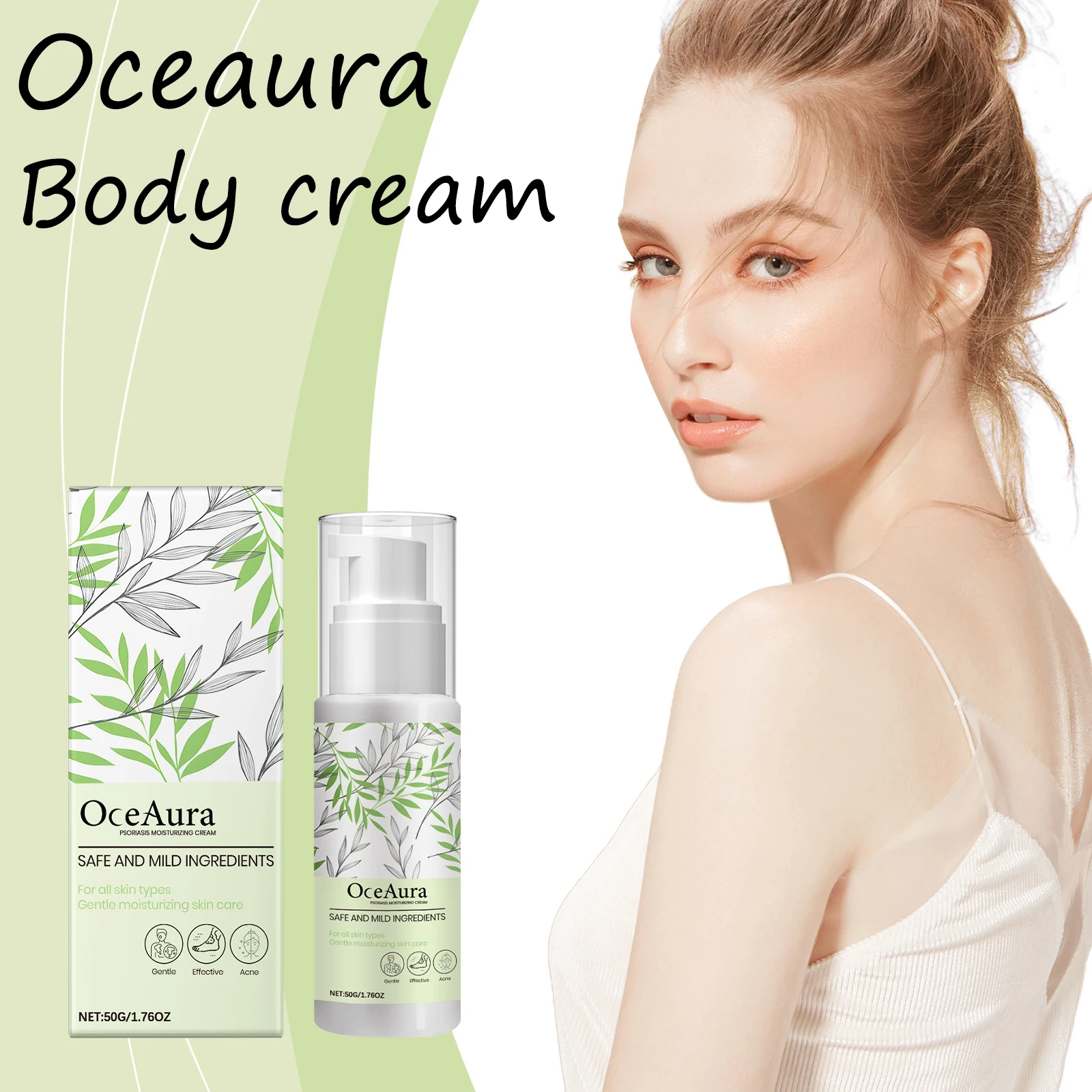 

Oceaura Hydrating Body Cream Lasting Nourishing No Tight Enhance Smoothness Improve Skin Texture Restore Skin Luster Body Cream