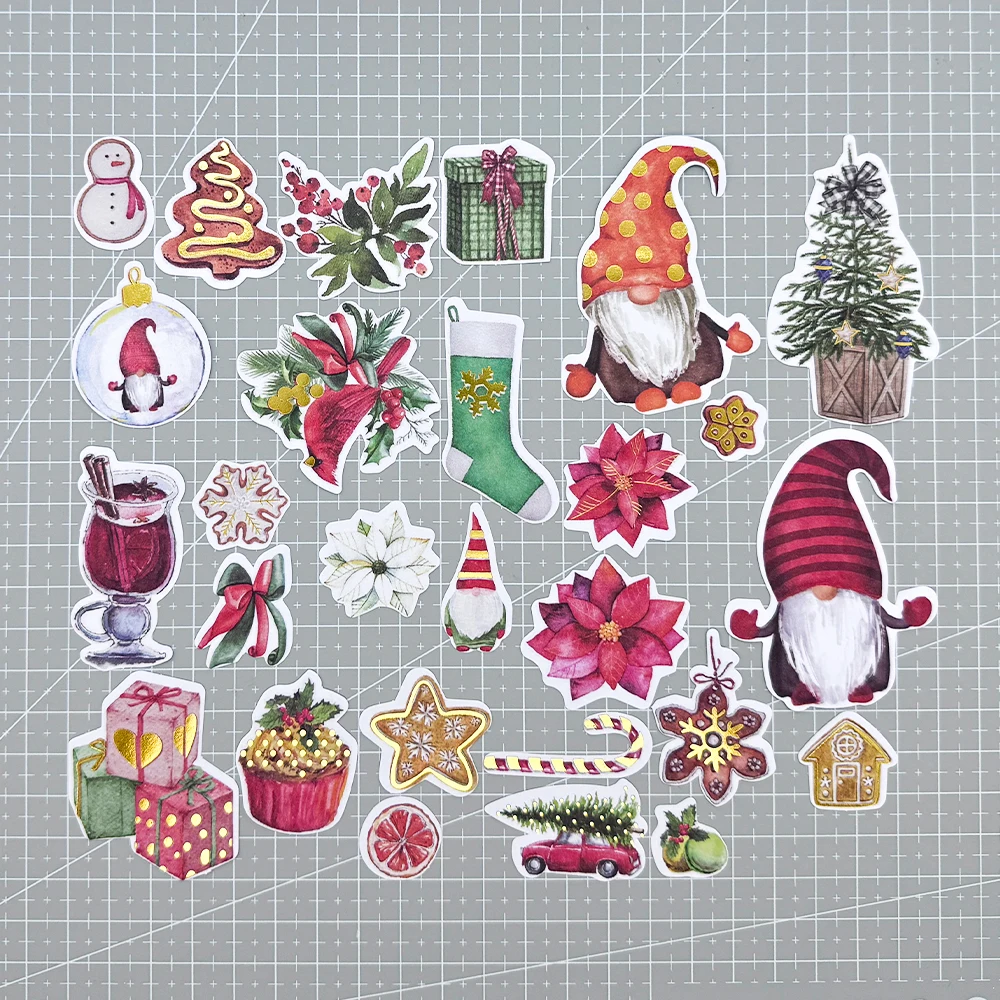 Creative Path 150 Stück Scrapbooking-Stanzformen Ephemera Weihnachten Pinguin Schneemann Ausgestanzte Papierausschnitte für Journaling und Kartenherstellung – Detail 5