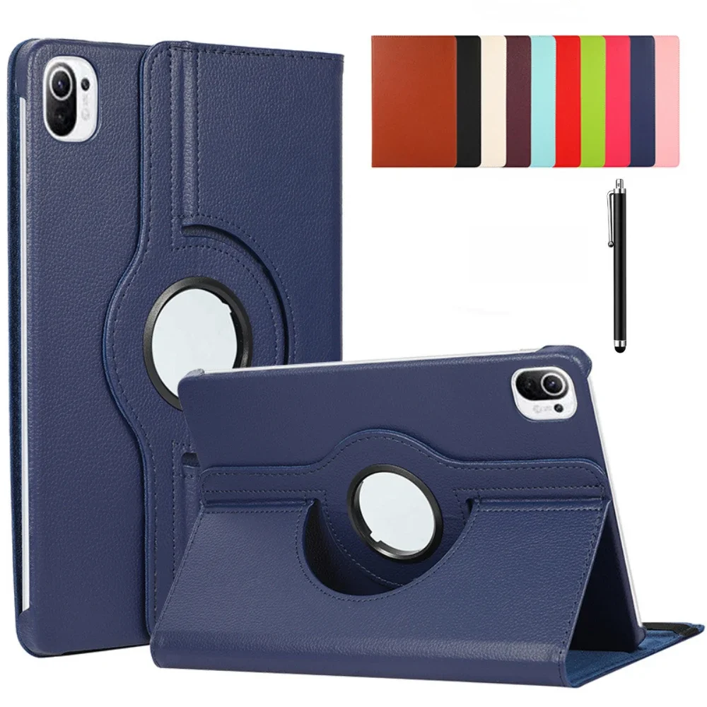 Obrotowe etui 360 stopni do Xiaomi RedMi Pad SE 11'8.7'10.61'12.1, pokrowiec na tablet ze skóry PU, podstawka do Mipad 5 6 11 6S Pro 12.4 — zdjęcie produktu 7