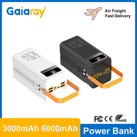 120W Fast Charging Power Bank 60000mAh Portable Power Station Outdoor Emergency Power Bank Solar Generator LED For Camping Phone