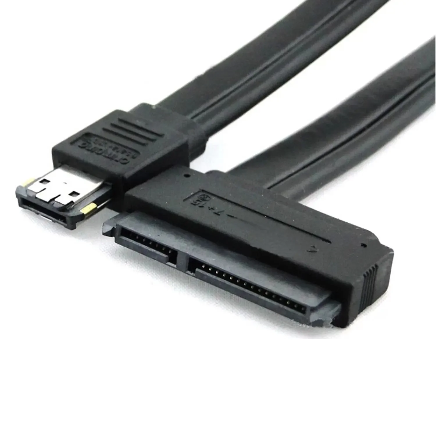 Cabo esata (esata + combo usb) para cabo sata de 22 pinos.