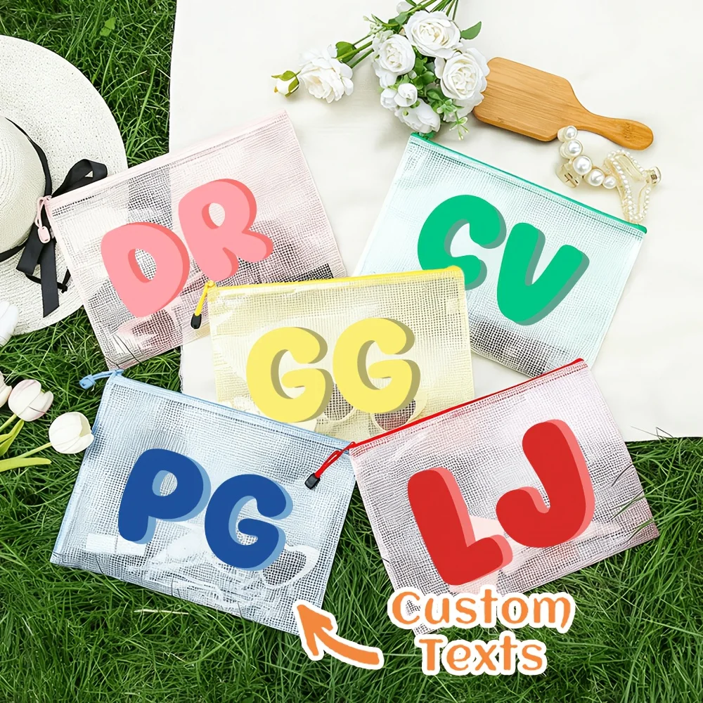 Custom Pool Toiletry Bag, Personalized 