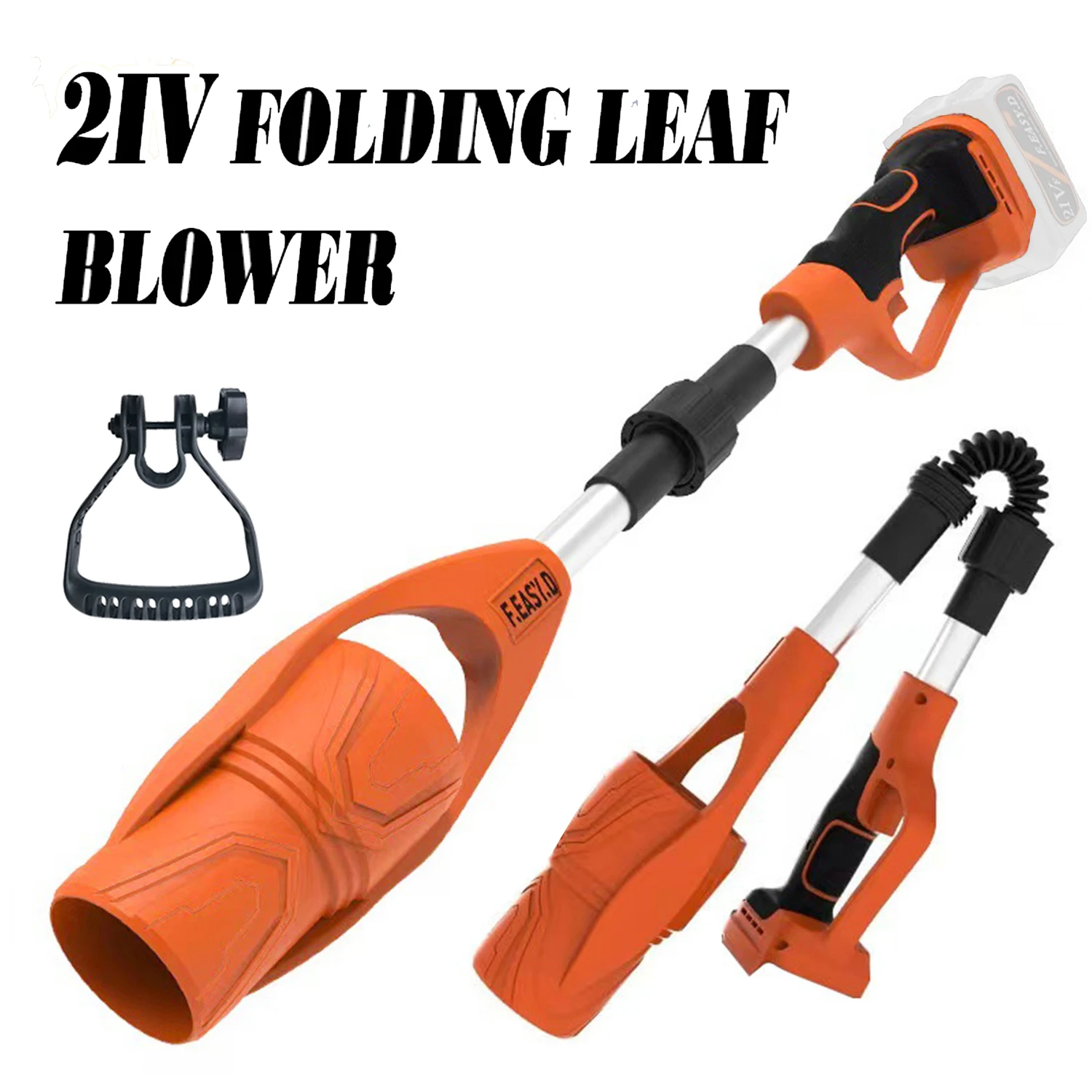 Folding Cordless Leaf Blower for Makita 18V Battery ( no battery ) Handheld Turbo Electric Leaf Blower Snow Blower Air Blower