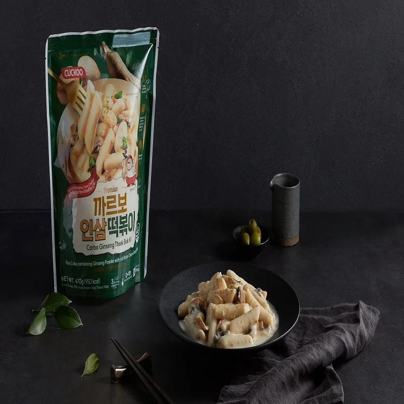 [뻐꾸기] 신메뉴! New! Premium 까르보 인삼 떡볶이 밀키트 1+1  (470g)