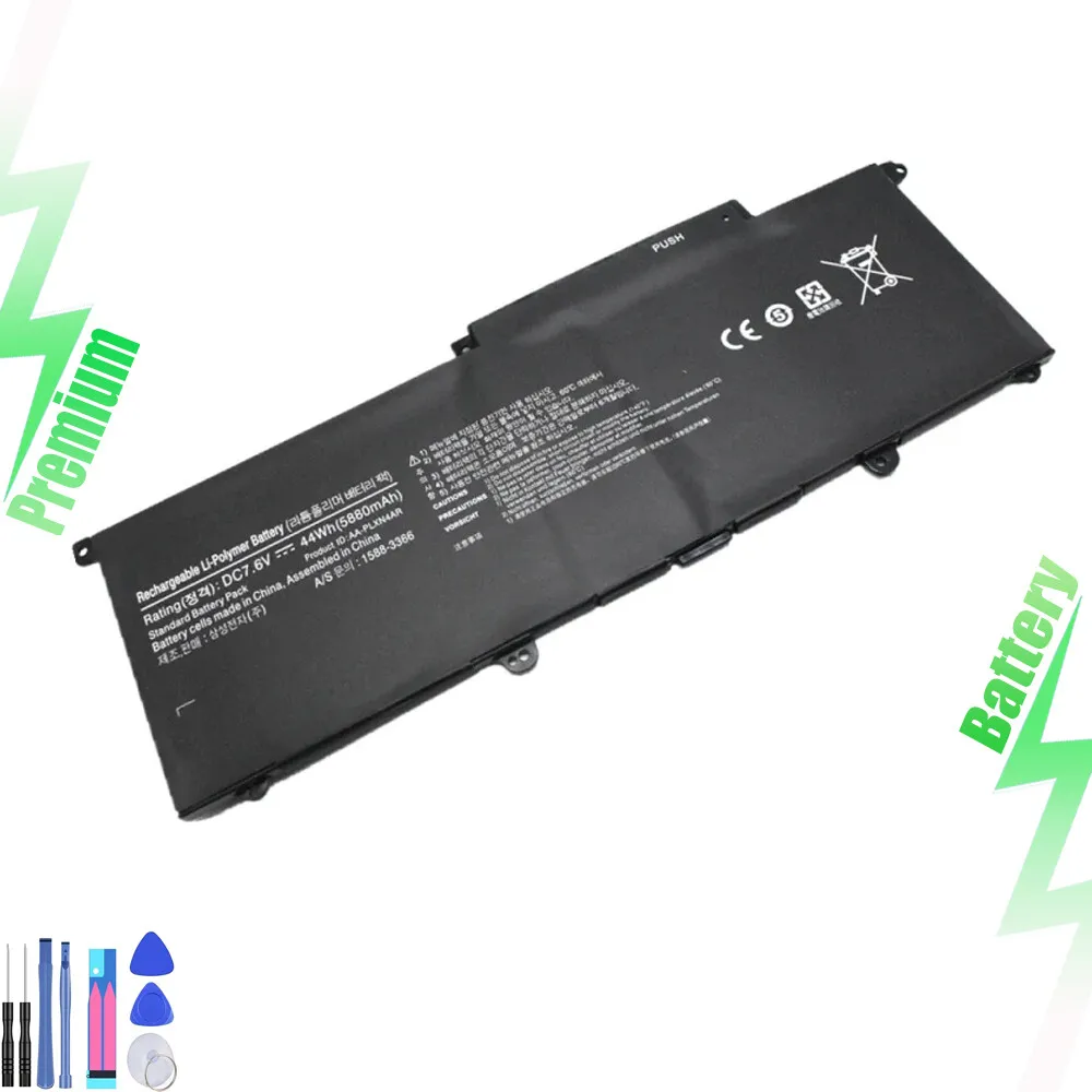New AA-PLXN4AR 7.6V 44WH Laptop Battery for SAMSUNG Ultrabook 900X3D 900X3C 900X3B 900X3E NP900X3E NP900X3G NP900X3C Fast Ship
