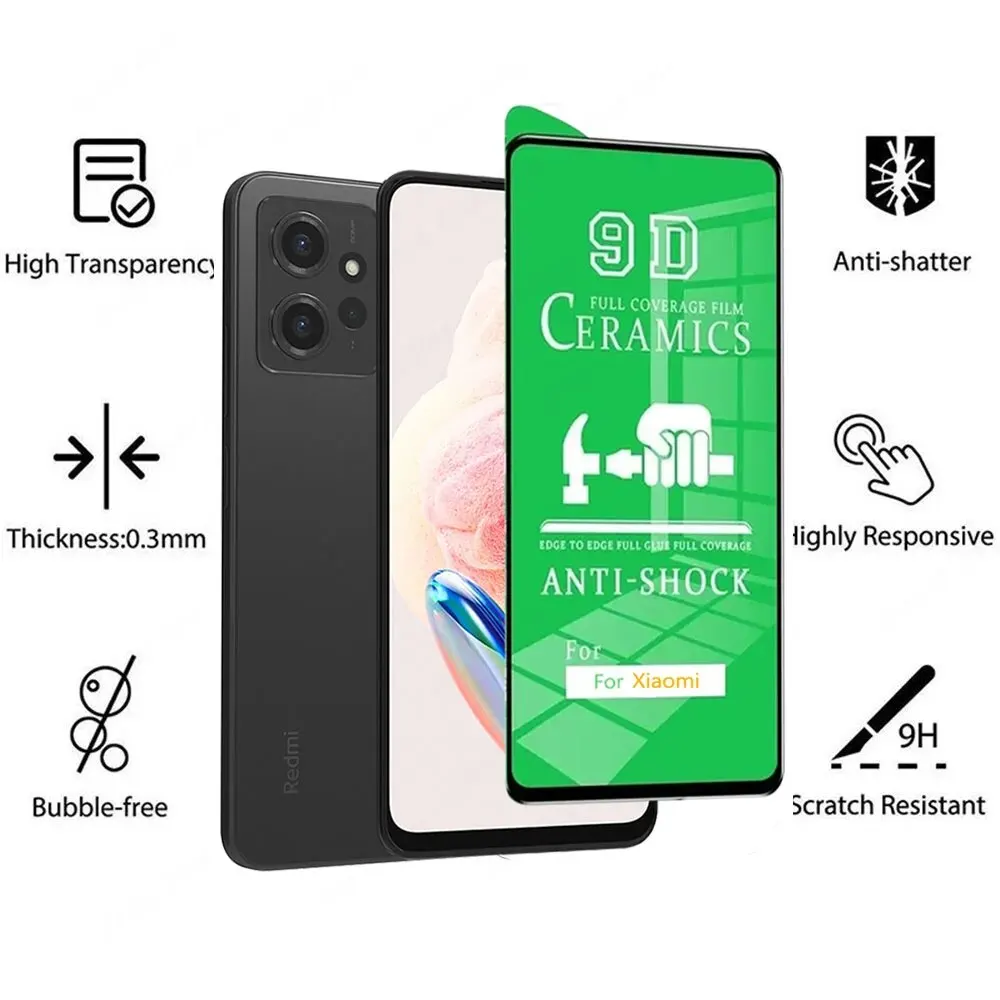 7IN1 HD Ceramic Film For Xiaomi Redmi Note 12s 11s 10 8 9 Pro Screen Protector For Redmi Note 12 Pro Plus 5G Protective Film