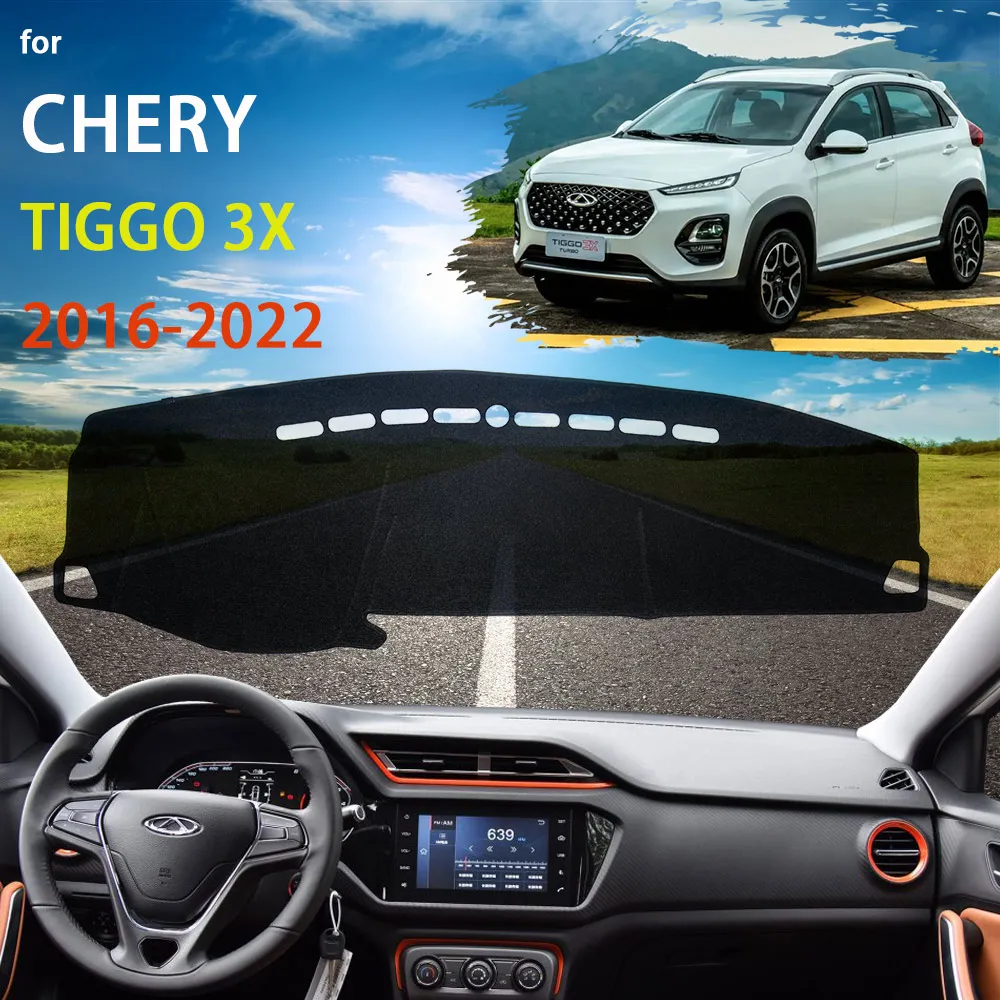 

Dashboard Cover Protective Pad for Chery Tiggo 3x 2 MVM X22 DR3 2016~2022 Car Accessories Dash Board Sunshade Pad Carpet Dashmat