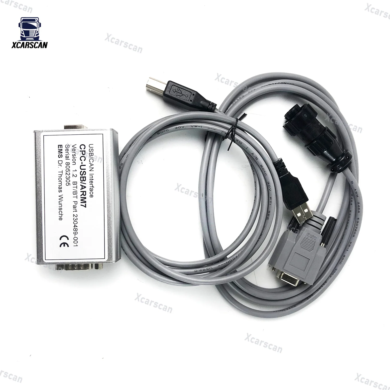 

Основания обслуживания Интерфейс USB/CAN TruckCom CPC-USB ARM7 BT 230489-001 Последовательный 8052305 Инструмент диагностики вилочных погрузчиков для Toyota BT