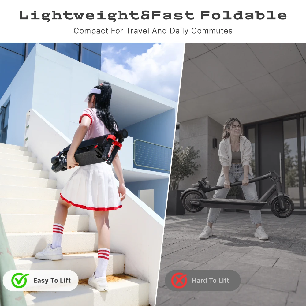 HX X6 350W 25km/h 36V 7,5Ah Elektroroller 5,5'' E-Scooter für den täglichen Arbeitsweg mit herausnehmbarem Akku, faltbarer Rucksack-E-Scooter – Detail 4