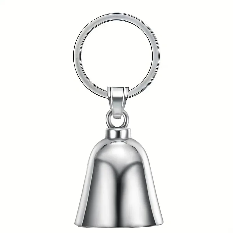 AliExpress Fashion Glossy Bell Motorcycle Bell Keychain Men's Cycling Rock Exorcism Amulet Lucky Pendant