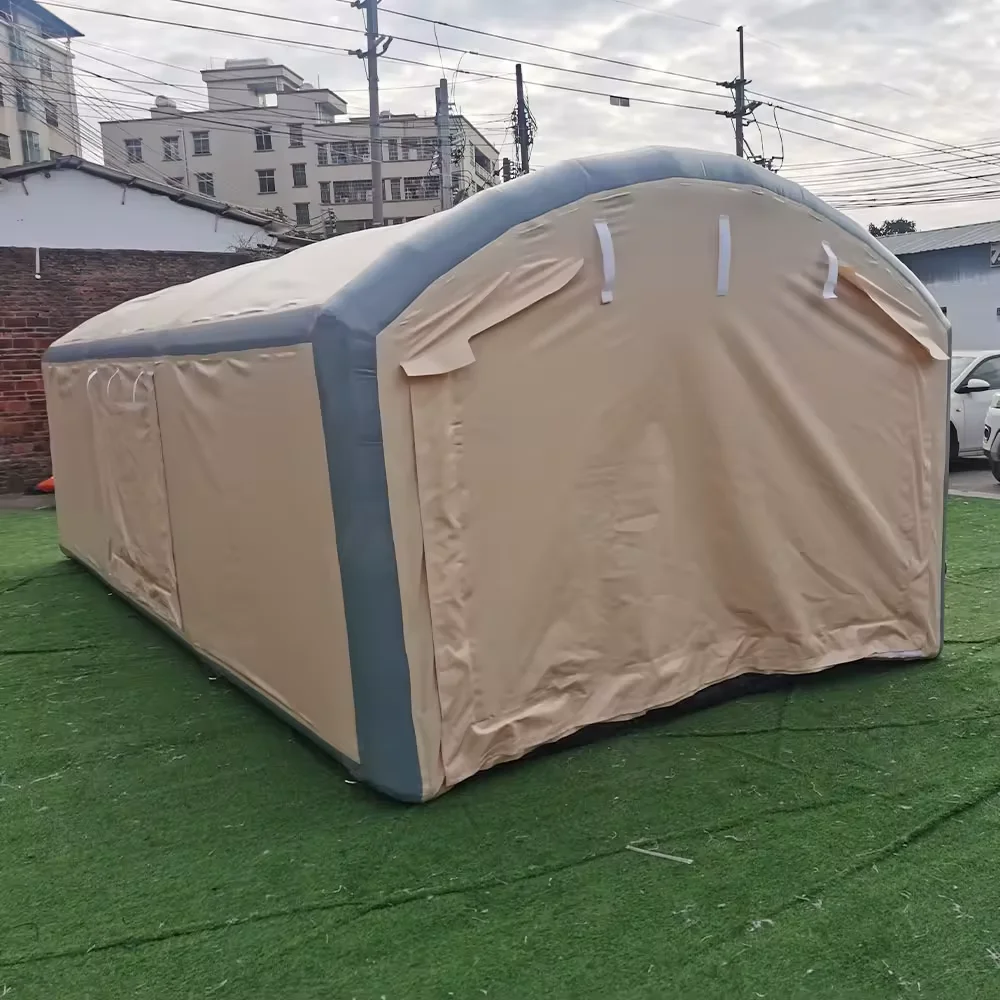 UV Waterproof Foldable Garden Inflatable Car Garage Tent Mobile Car Covers Garage Shelter Canopy Compact Storage Ideal for Cars