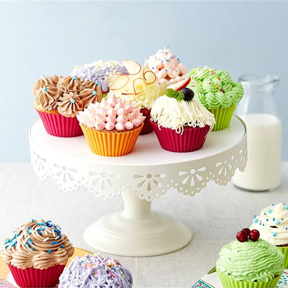 1/6/12/18/24pcs Silicone Cupcake Baking Cups Reusable Non-stickMuffin Cupcake Liners Holders Set For Party Halloween Christmas image 3