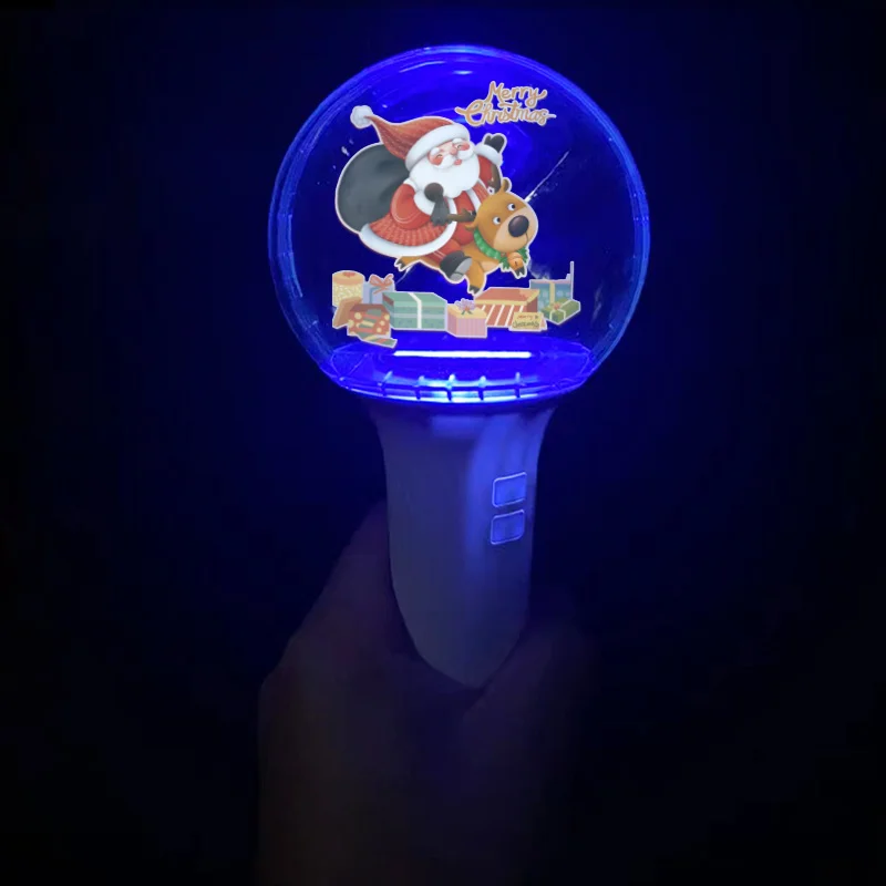 

Glowing Stick Concert LED Cheering Props Official Custom LOGO Festival Glowing Light Stick Christmas Light Stick Universal