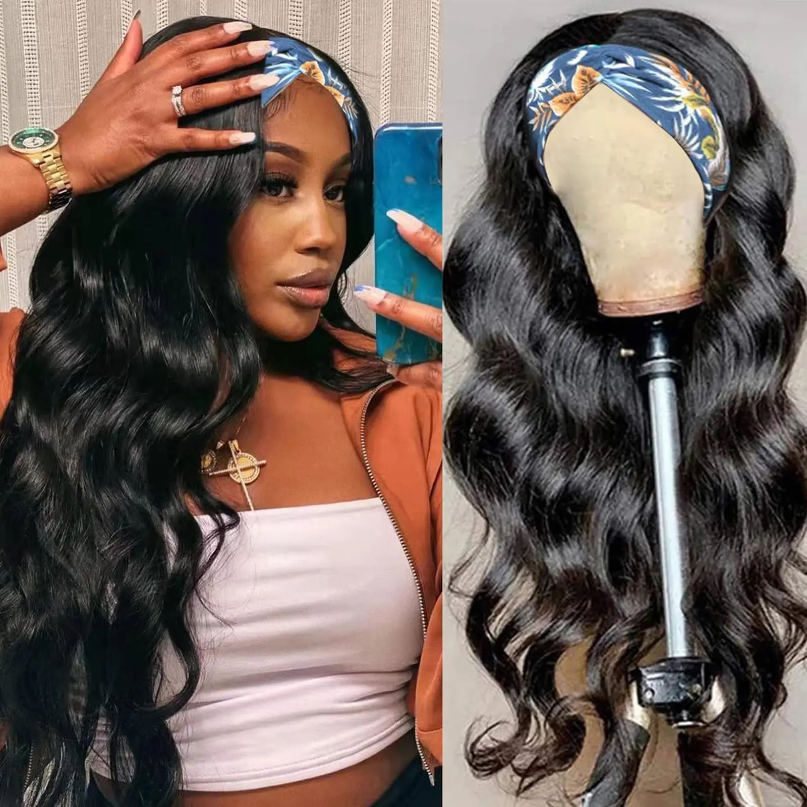 HD Lace Front Wigs Human Hair 26 inch 13x6 Body Wave Lace Front Wigs Human Hair Pre Plucked Lace Frontal Human Hair Wigs