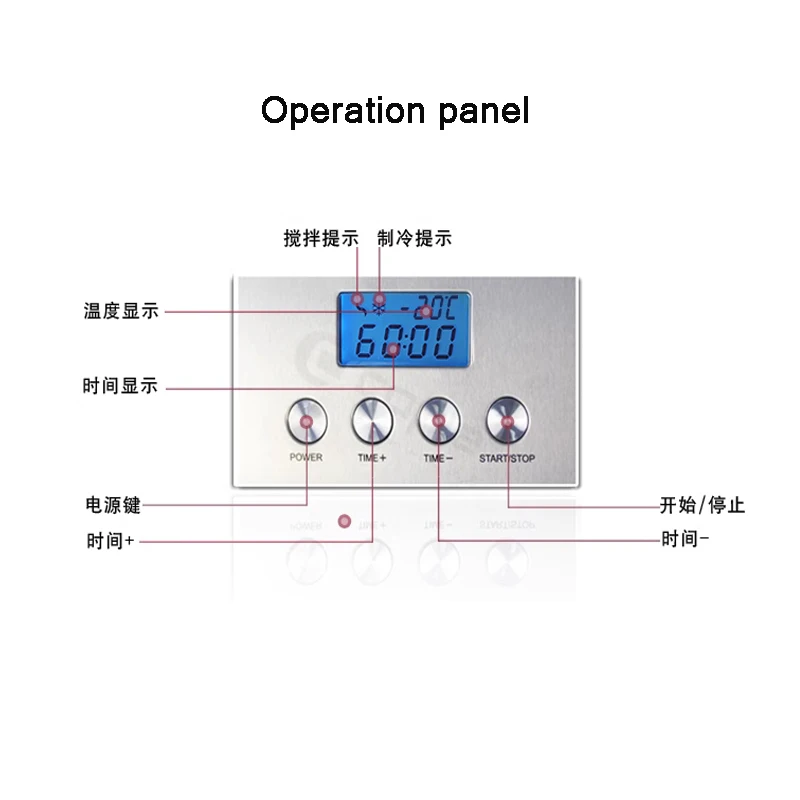 Household  Ice Cream Machine Fully automatic Commercial popsicle Desktop Summer Sundae Freeze Equipments Cone Maker