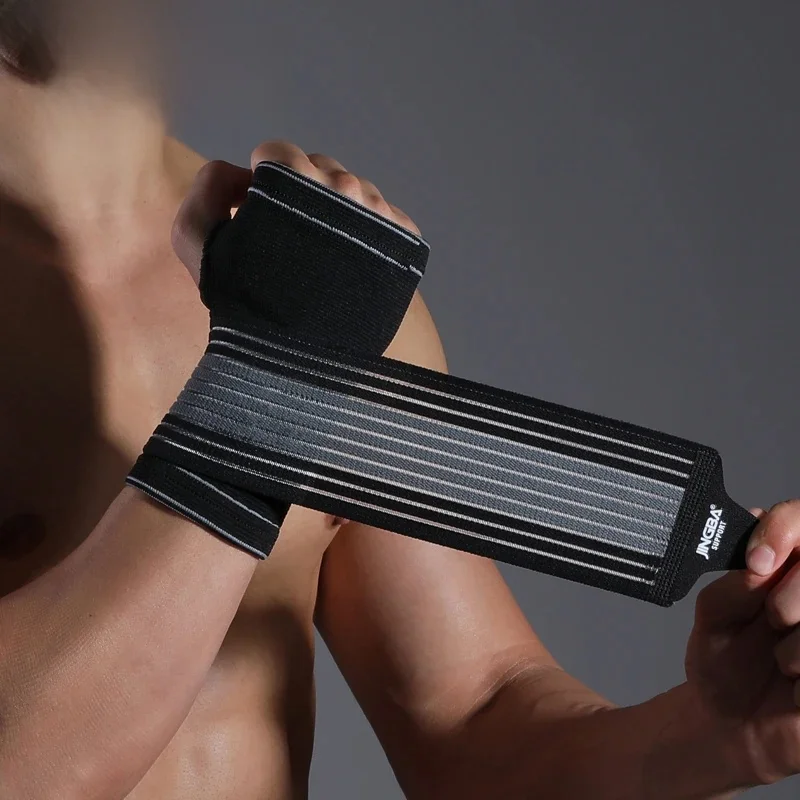 1 szt. Pasek uciskowy na nadgarstek do fitnessu, boksu, bandażów podtrzymujących podnoszenie ciężarów — zdjęcie 2