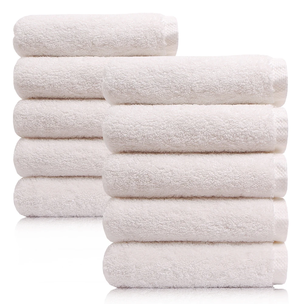 Cotton Living 40 can 200g 100% hotel towel, White 5 sheets/10 sheets, shower towel, soft towel Hotel Bathroom Shower Towels