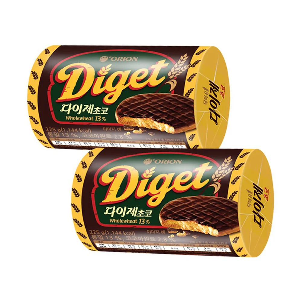8 8 piezas de Orion dis Choco 225g/dulces de galleta estofados